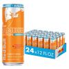 imageRed Bull Zero Energy Drink 12 fl oz with 114mg Caffeine Taurine ampamp B Vitamins Pack of 4 cansSugarFree StrawberryApricot