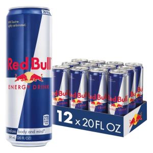 imageRed Bull Energy Drink with 80mg Caffeine plus Taurine ampamp B Vitamins 84 Fl Oz 6 Packs of 4 Cans Pack of 2420 Fl Oz  12pk