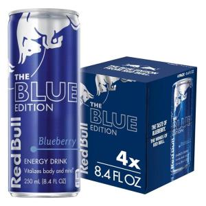 imageRed Bull Green Edition Energy Drink Curuba Elderflower with 80mg Caffeine plus Taurine ampamp B Vitamins 84 Fl Oz Pack of 24 CansBlueberry