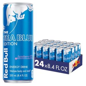 imageRed Bull Green Edition Energy Drink Curuba Elderflower with 80mg Caffeine plus Taurine ampamp B Vitamins 84 Fl Oz Pack of 24 CansCherry