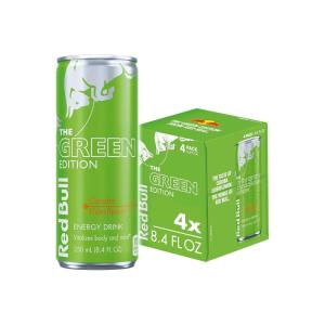 imageRed Bull Green Edition Energy Drink Curuba Elderflower with 80mg Caffeine plus Taurine ampamp B Vitamins 84 Fl Oz Pack of 24 CansPassion Fruit