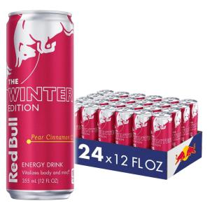 imageRed Bull Winter Edition Pear Cinnamon Energy Drink 12 Fl Oz 24 Cans