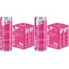 imageRed Bull Peach Edition Energy Drink White Peach 84 fl oz Pack of 4 with 80mg Caffeine Taurine amp B VitaminsWhite Peach