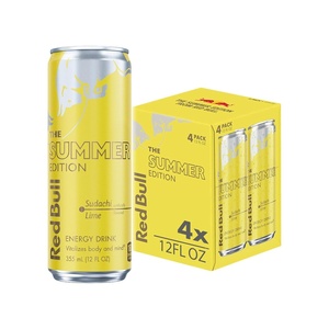 image:imageRed Bull Summer Edition Energy Drink 114mg Caffeine Taurine amp B Vitamins 12oz 4 Pack